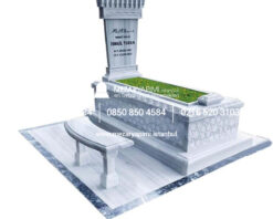 Komple Cnc İşlemeli Mermer Mezar