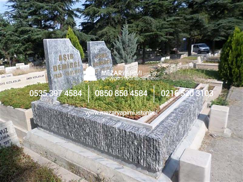 Özel Tasarım Masif Blok Patlatma Mezar Modelleri - Görsel 4
