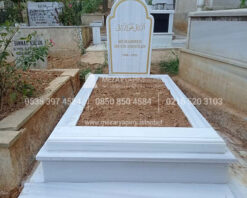 Mermer Blok Kısa (Alçak) Mezar Modeli - Görsel 3
