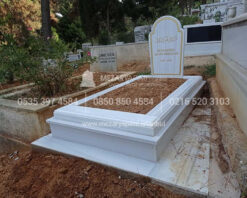 Mermer Blok Kısa (Alçak) Mezar Modeli - Görsel 4