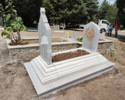 Osmanlı Model 30cm Blok Mezar Modeli - Görsel 6