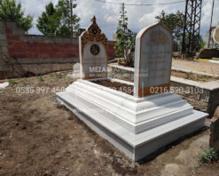 Osmanlı Model 30cm Blok Mezar Modeli - Görsel 4