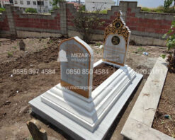 Osmanlı Model 30cm Blok Mezar Modeli - Görsel 11
