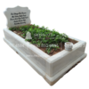 Marmara Mermer 10cm Blok Mezar Modeli