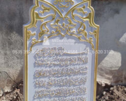 Osmanlı Mezar Modeli 25cm Blok Mermer - Görsel 4