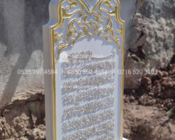 Alternative view of Osmanlı Mezar Modeli 25cm Blok Mermer