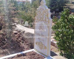 Osmanlı Mezar Modeli 25cm Blok Mermer - Görsel 11