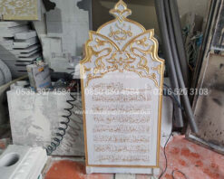 Osmanlı Mezar Modeli 25cm Blok Mermer - Görsel 12