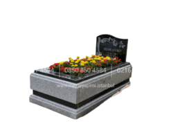 10cm Blok Absolute Black Beta Granit Mezar - Görsel 6