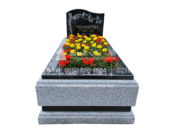 10cm Blok Absolute Black Beta Granit Mezar - Görsel 8