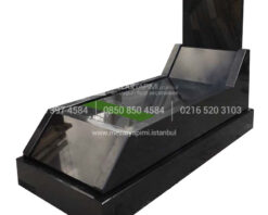 Eğimli Mezar Modeli Komple 5-8cm Absolute Black Granit