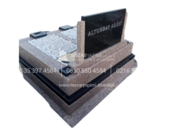 Çift Kişilik Porino - Absolute Black Granit Blok Mezar - Görsel 7