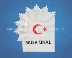 3D Cnc Kesim Ay Yıldız Mezar Taşı - Görsel 3
