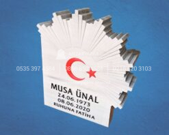 Alternative view of 3D Cnc Kesim Ay Yıldız Mezar Taşı