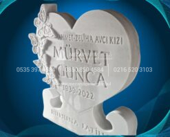 3D Cnc Özel Tasarım Kelebek Mezar Taşı - Görsel 4