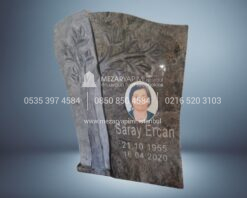 Çınar Ağacı Granit Mezar Taşı - Görsel 3