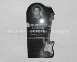 Gitar Şeklinde Mezar Taşı - Görsel 4