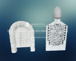 Osmanlı Sarığı Mezar Taşı Modeli - Görsel 7