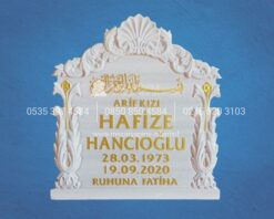 3D Rölyef Mermer Mezar Taşı - Görsel 5