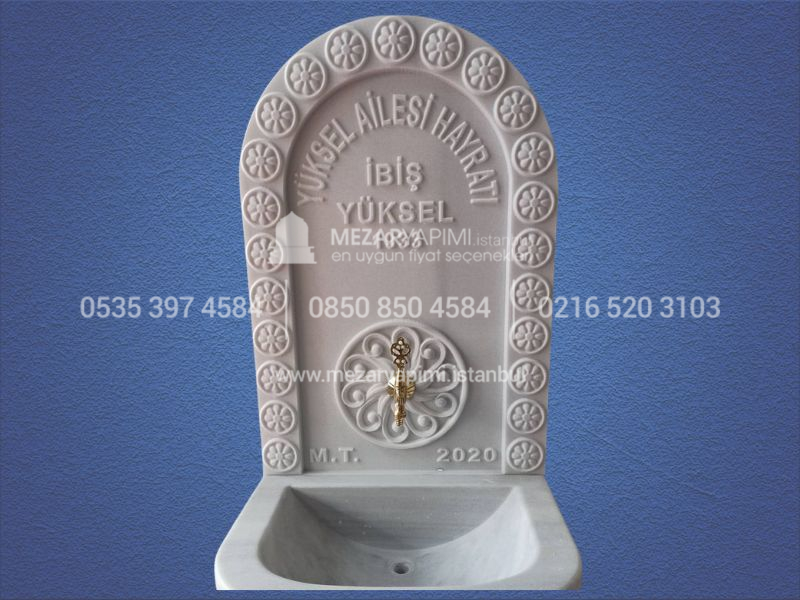 Mermer Çeşme 3D Cnc İşlemeli Çeşme Hayrat - Görsel 10