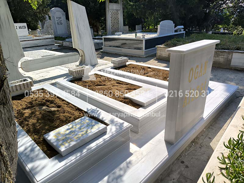 Özel Tasarım Aile Mezar Modeli - Görsel 9