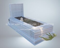 Cnc İşlemeli Blok Mermer Mezar