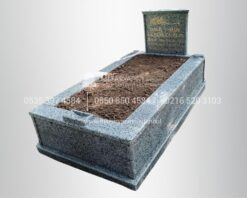 Ekonomik Gri Siyah Komple Granit Mezar