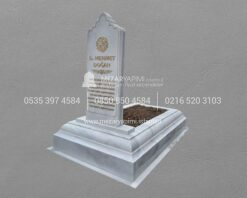 Klasik Osmanlı Tarzı 3D CNC Mermer Mezar