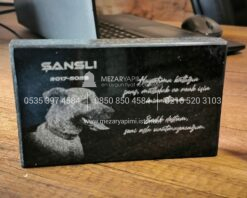 15x10cm Evcil Hayvan Anit Tasi