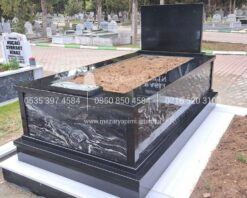 Komple Granit Özel Desenli Mezar