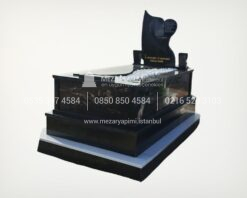 Komple Granit Özel Desenli Mezar