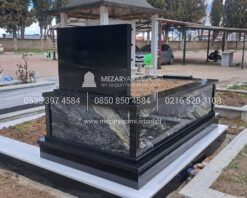 Komple Granit Özel Desenli Mezar
