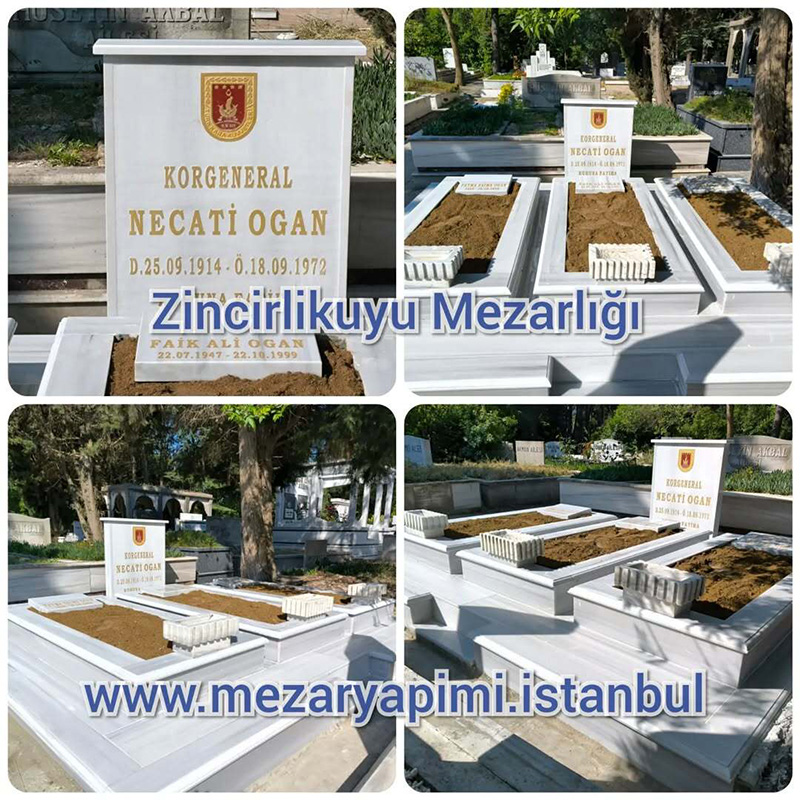 Özel Tasarım Aile Mezar Modeli Zincirlikuyu Mezar Taşı Yapımı