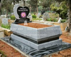 Konik Kesim Granit Blok Mezar