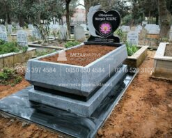 Konik Kesim Granit Blok Mezar