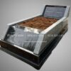 Egimli Mezar Modeli Absolute Black ve Beta Granit