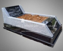 Egimli Mezar Modeli Absolute Black ve Beta Granit