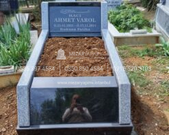 Egimli Mezar Modeli Absolute Black ve Beta Granit