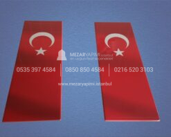 Porselen Uzerine Bayrak Ozel Firma Kamu Kurum Logo