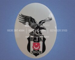 Porselen Uzerine Bayrak Ozel Firma Kamu Kurum Logo