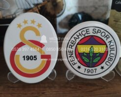 Porselen Uzerine Bayrak Ozel Firma Kamu Kurum Logo