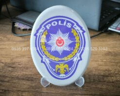 Porselen Uzerine Bayrak Ozel Firma Kamu Kurum Logo