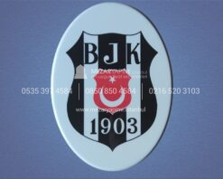 Porselen Uzerine Bayrak Ozel Firma Kamu Kurum Logo
