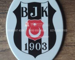 Porselen Uzerine Bayrak Ozel Firma Kamu Kurum Logov