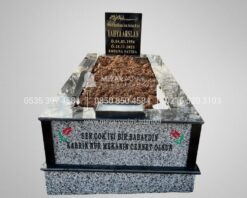 Gri Siyah Granit Mezar