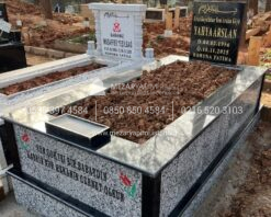Gri Siyah Granit Mezar