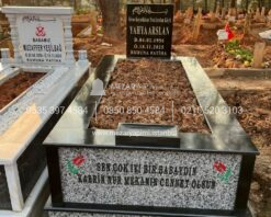 Gri Siyah Granit Mezar
