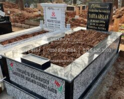 Gri Siyah Granit Mezar