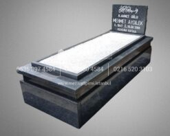 Siyah Granit Mezar Komple 5cm