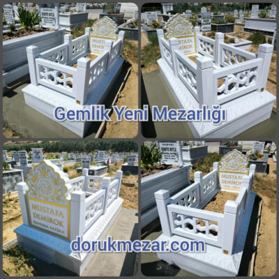 Bursa Mezar Taşı Yapımı - CNC İşlemeli Kafesli Mermer Mezar